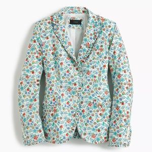 Campbell blazer w/ ruffle trim in Liberty® floral